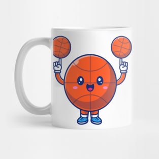 Cute Basket Ball Cartoon Mug